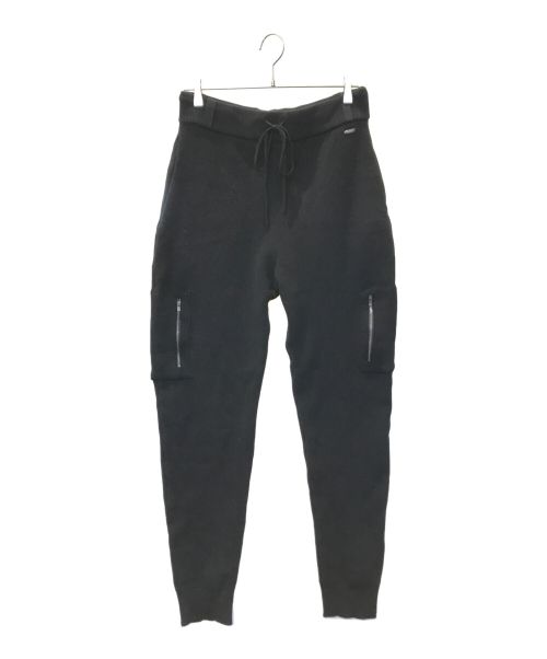 ZERO（ゼロ）ZERO (ゼロ) Water-repellent Stretch Knit Jogger Trousers　ZO-WRP202215 ブラック サイズ:2の古着・服飾アイテム