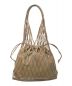 CLANE (クラネ) LEATHER MESH BAG ブラウン：8000円