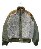 DIESELディーゼル）の古着「W-Pow Teddy Jacket A03031」｜カーキ