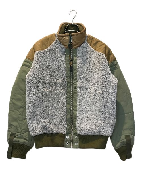 DIESEL（ディーゼル）DIESEL (ディーゼル) W-Pow Teddy Jacket A03031 カーキ サイズ:Mの古着・服飾アイテム