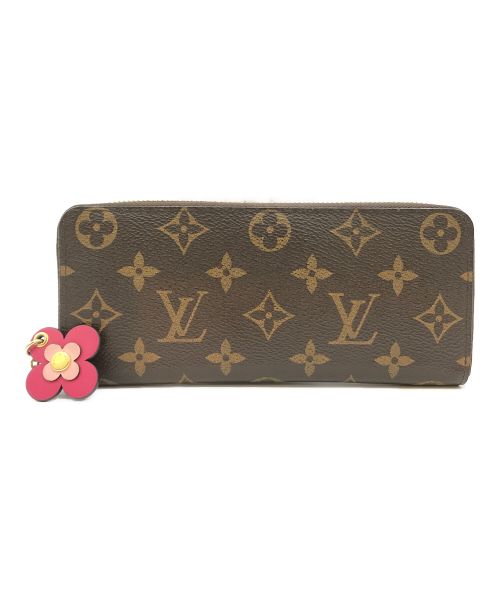 LOUIS VUITTON（ルイ ヴィトン）LOUIS VUITTON (ルイ ヴィトン) 財布　モノグラム　ポルトフォイユ・クレマンス フラワーチャーム　M68314の古着・服飾アイテム