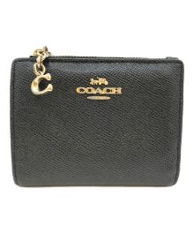 COACH（コーチ）の古着「2つ折り財布」｜ブラック