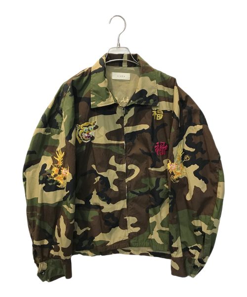 jieda（ジエダ）jieda (ジエダ) MONKEY TIME (モンキータイム) CAMO JACKET Jie-17S-mt01 オリーブ サイズ:Sの古着・服飾アイテム