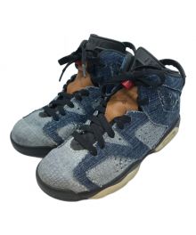 NIKE（ナイキ）の古着「NIKE AIR JORDAN 6 GS "WASHED DENIM"」｜インディゴ