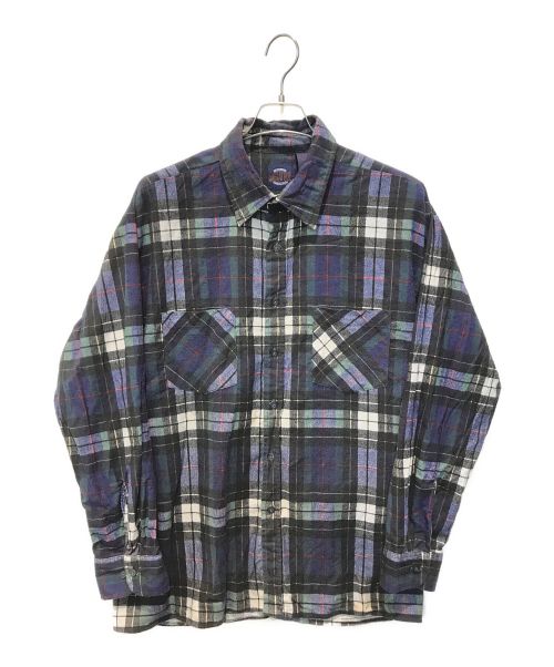 SAUGATUCK（ソーガタック）SAUGATUCK (ソーガタック) チェックネルシャツ パープル サイズ:XLの古着・服飾アイテム