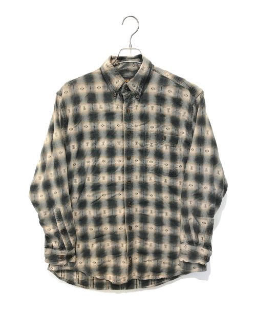 WOOLRICH（ウールリッチ）WOOLRICH (ウールリッチ) ボタンダウンシャツ グレー サイズ:Mの古着・服飾アイテム