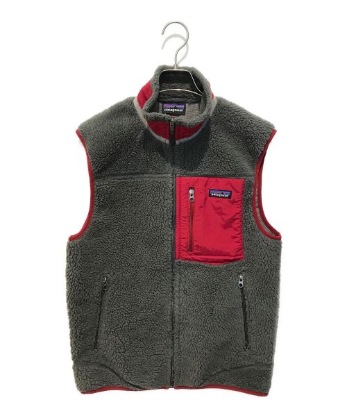 Patagonia（パタゴニア）Patagonia (パタゴニア) レトロX ボアフリース ベスト グレー サイズ:Sの古着・服飾アイテム