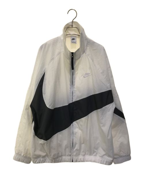 NIKE（ナイキ）NIKE (ナイキ) BIG SWOOSH NYLON JACKET ホワイト サイズ:XLの古着・服飾アイテム