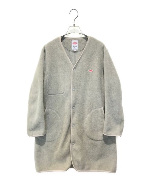 DANTON（ダントン）DANTON (ダントン) FLEECE COLLARLESS COAT　JD-8992 アイボリー サイズ:38の古着・服飾アイテム