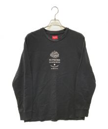 SUPREME（シュプリーム）の古着「刺繍ロングスリーブTシャツ」｜ブラック