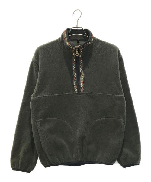 WOOLRICH（ウールリッチ）WOOLRICH (ウールリッチ) ハーフジップフリーススウェット カーキ サイズ:Sの古着・服飾アイテム