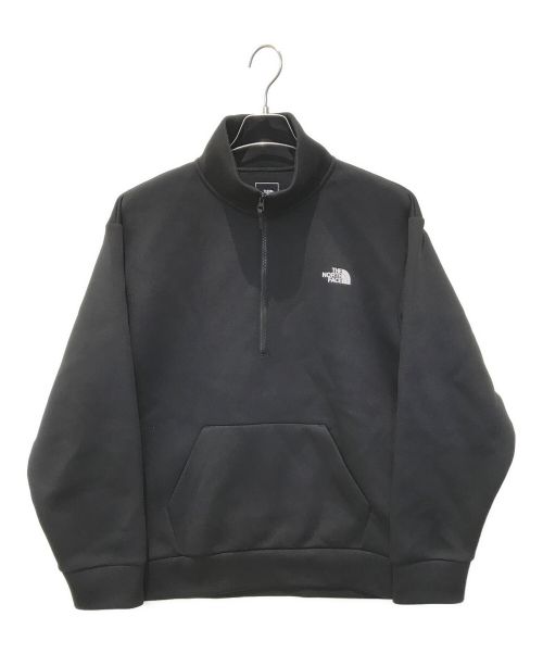 THE NORTH FACE（ザ ノース フェイス）THE NORTH FACE (ザ ノース フェイス) ハーフジップスウェット　NT62299R ブラック サイズ:XLの古着・服飾アイテム