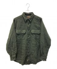 WOOLRICH (ウールリッチ) ネルシャツ グリーン サイズ:L