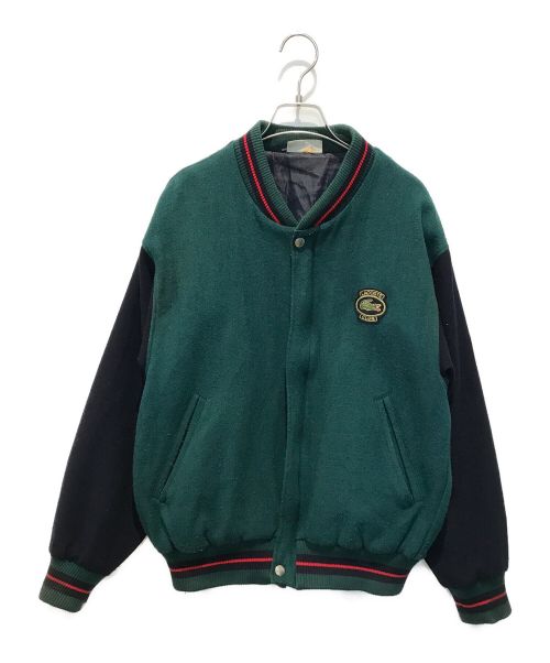 LACOSTE（ラコステ）LACOSTE (ラコステ) ウールブルゾン グリーン サイズ:3の古着・服飾アイテム