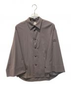 ETHOSENSエトセンス）の古着「DROP SHIRT　1E221-21」｜パープル