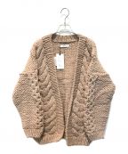 allumerアリュメール）の古着「Hand Knit Cardigan　8153202」｜ベージュ