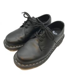 Dr.Martens（ドクターマーチン）の古着「ホワイトステッチ 3 ホール シューズ」｜ブラック