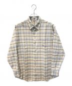 AURALEEオーラリー）の古着「SUPER LIGHT WOOL CHECK SHIRT　A24SS01LC」｜ベージュ