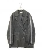 MAISON SPECIALメゾンスペシャル）の古着「Side Line Over Size Jacket　21241115202」｜グレー