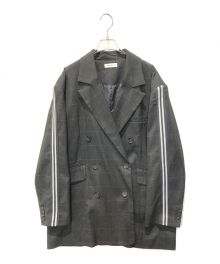 MAISON SPECIAL（メゾンスペシャル）の古着「Side Line Over Size Jacket　21241115202」｜グレー