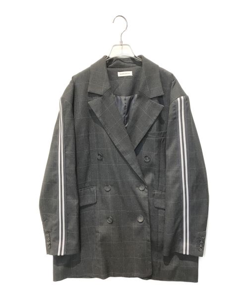 MAISON SPECIAL（メゾンスペシャル）MAISON SPECIAL (メゾンスペシャル) Side Line Over Size Jacket　21241115202 グレー サイズ:FREEの古着・服飾アイテム