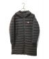 DANTON（ダントン）の古着「WOOL LIKE POLYESTER MIDDLE DOWN HOODED COAT　DT-A0190 NPS」｜ブラック