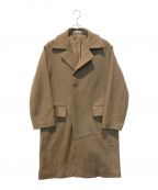 AURALEEオーラリー）の古着「WOOL SILK MELTON COAT　A9AC01SN」｜ブラウン