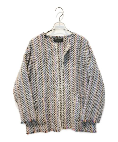 john branigan（ジョンブラニガン）John Branigan (ジョンブラニガン) Fringe Wrap Jacket　JB221 マルチカラー サイズ:表記無しの古着・服飾アイテム