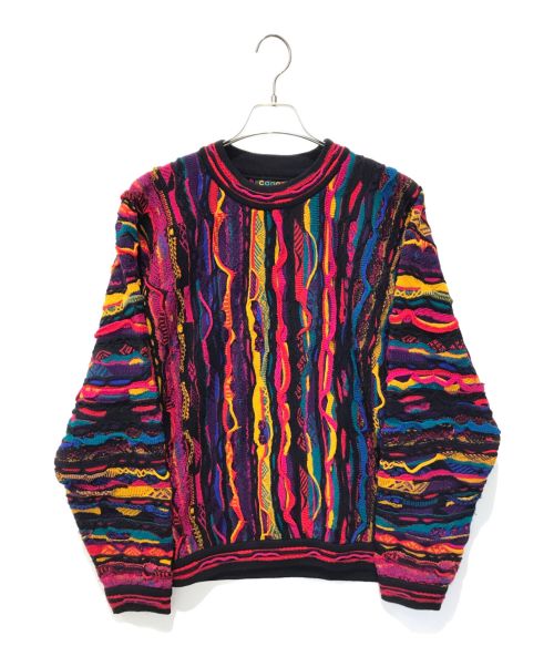 Coogi（クージー）Coogi (クージー) 3Dニット ブラック サイズ:Lの古着・服飾アイテム