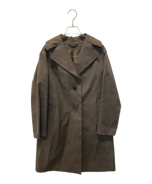 MACKINTOSH LONDON（マッキントッシュ ロンドン）MACKINTOSH LONDON (マッキントッシュ ロンドン) ゴム引きコート ブラウン サイズ:34の古着・服飾アイテム