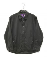 THE NORTHFACE PURPLELABEL (ザ・ノースフェイス パープルレーベル) RIPSTOP SHIRT JACKETNY2104N ブラック サイズ:L