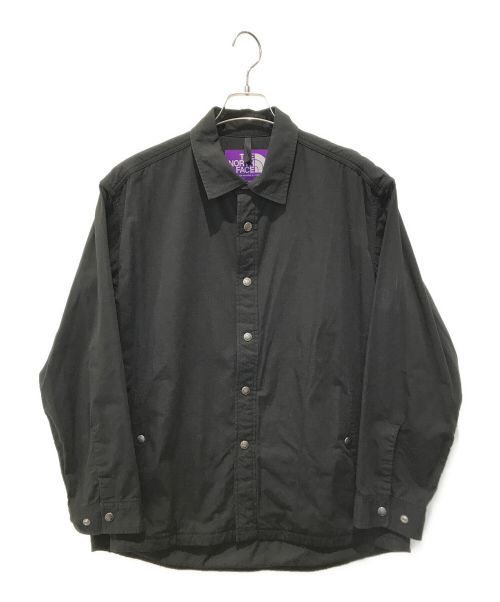 THE NORTHFACE PURPLELABEL（ザ・ノースフェイス パープルレーベル）THE NORTHFACE PURPLELABEL (ザ・ノースフェイス パープルレーベル) RIPSTOP SHIRT JACKETNY2104N ブラック サイズ:Lの古着・服飾アイテム