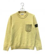 STONE ISLANDストーンアイランド）の古着「crew neck sweater」｜イエロー