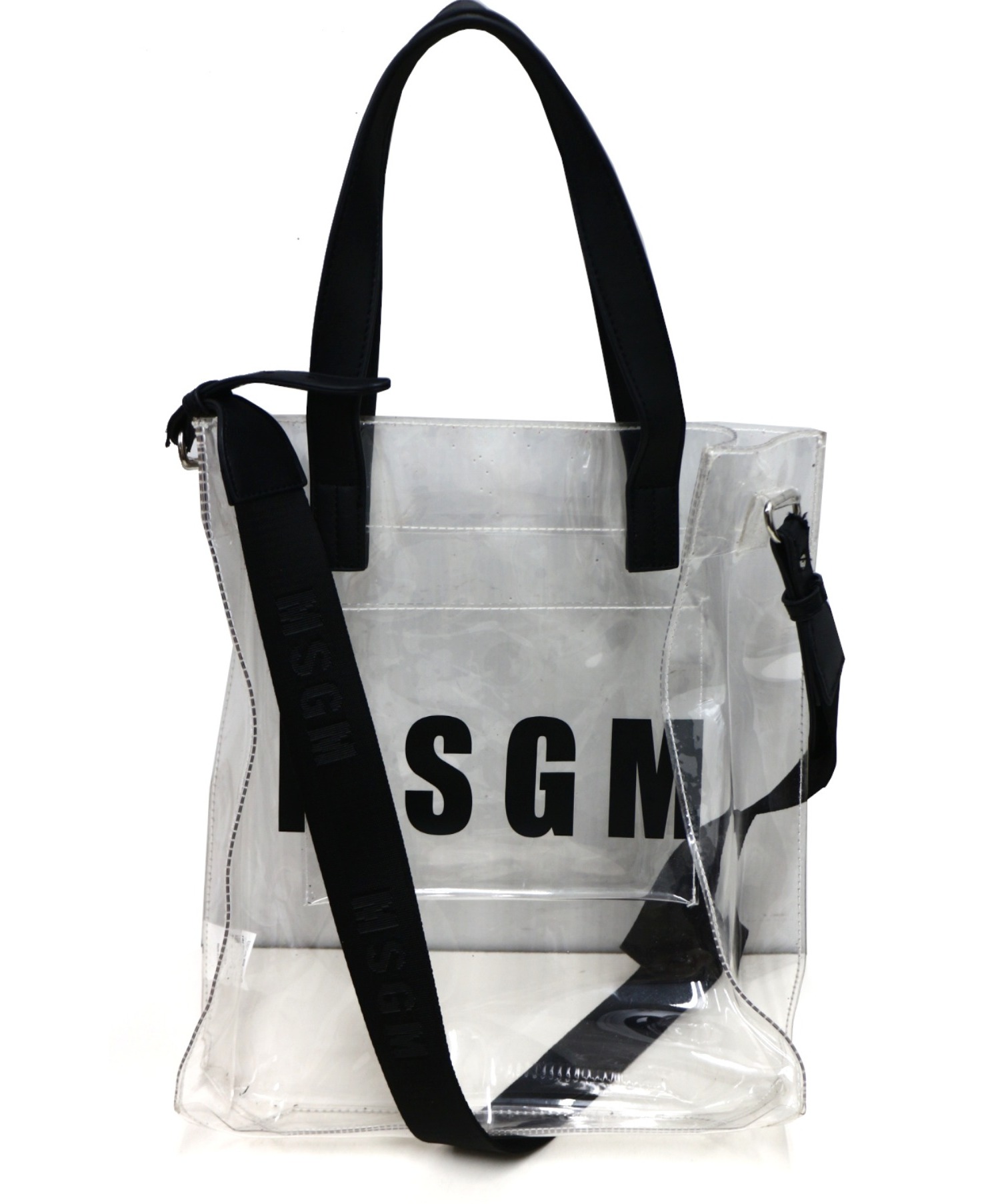 中古 古着通販 Msgm エムエスジーエム ロゴプリントクリアバッグ クリア サイズ ブランド 古着通販 トレファク公式 Trefac Fashion