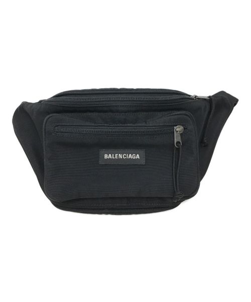 中古・古着通販】BALENCIAGA (バレンシアガ) ウエストバッグ ブラック