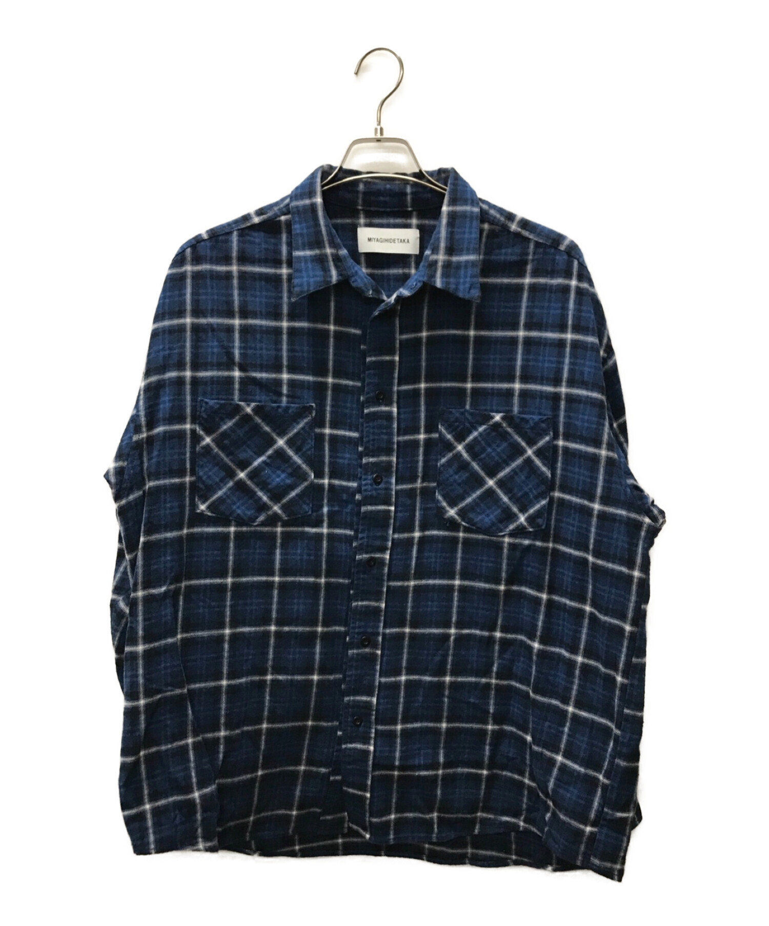 のない MIYAGIHIDETAKA ミヤギヒデタカ Flannel shirt フランネル