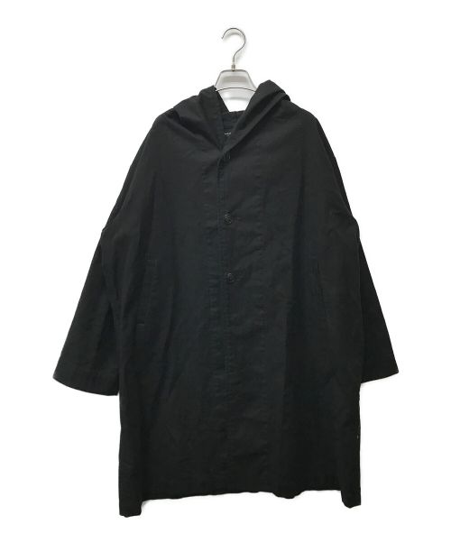 TRAVAIL MANUEL（トラバイユマニュアル）TRAVAIL MANUEL (トラバイユマニュアル) コットンフレンチサージフードコート ブラック サイズ:Mの古着・服飾アイテム