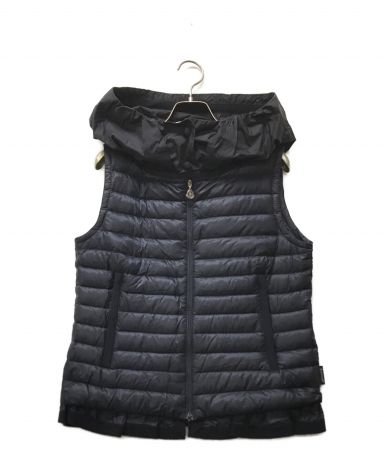 中古・古着通販】MONCLER (モンクレール) ダウンベスト ネイビー