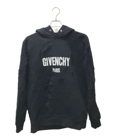 中古・古着通販】GIVENCHY (ジバンシィ) ロゴプリントデストロイ