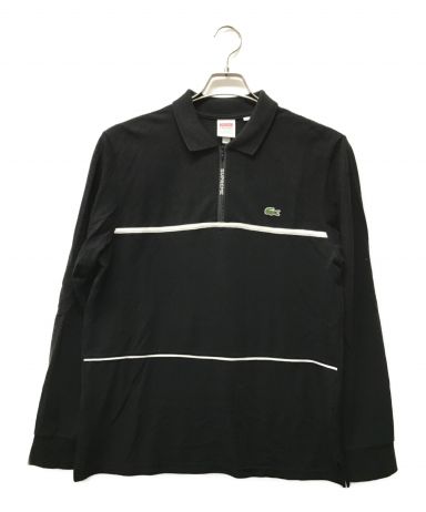 Supreme®/LACOSTE Pique Zip L/S Polo www.krzysztofbialy.com