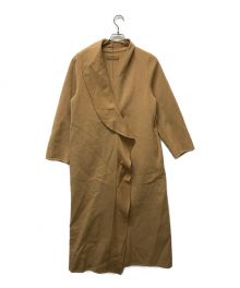 Ameri（アメリ）の古着「UNDRESSED FRILL COLLAR COAT」｜ベージュ