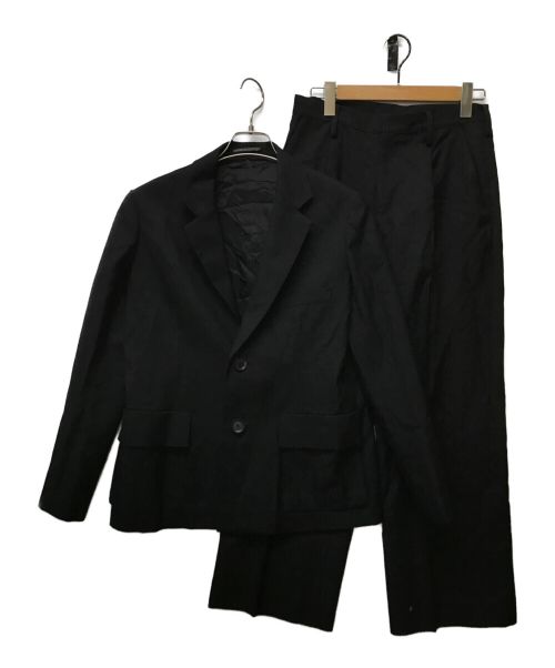 YOHJI YAMAMOTO（ヨウジヤマモト）YOHJI YAMAMOTO (ヨウジヤマモト) セットアップ ブラック サイズ:Mの古着・服飾アイテム