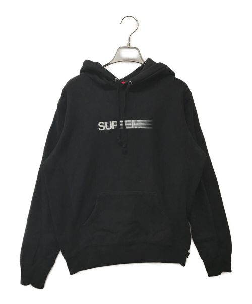 SUPREME（シュプリーム）Supreme (シュプリーム) Motion Logo Hooded Sweatshirt ブラック サイズ:Sの古着・服飾アイテム