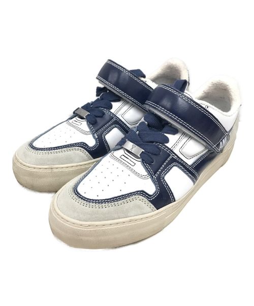 AMI Alexandre Mattiussi（アミ アレクサンドル マテュッシ）AMI Alexandre Mattiussi (アミ アレクサンドル マテュッシ) Low Top Arcade Trainers ネイビー サイズ:us8.5の古着・服飾アイテム