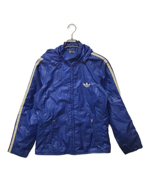 adidas（アディダス）adidas (アディダス) ジャケット ブルー サイズ:S～M相当の古着・服飾アイテム