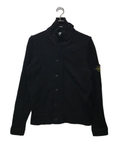 STONE ISLAND（ストーンアイランド）STONE ISLAND (ストーンアイランド) ニットジャケット ブラック サイズ:Mの古着・服飾アイテム