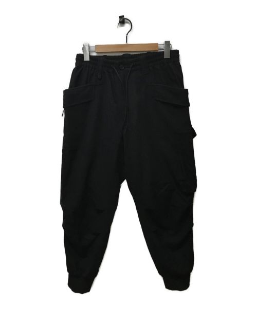 Y-3（ワイスリー）Y-3 (ワイスリー) CLASSIC WOOL FLANNEL CARGO PANTS ブラック サイズ:Sの古着・服飾アイテム