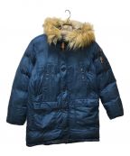 THE NORTH FACEザ ノース フェイス）の古着「LEWIS AVIATER LONG DOWN JACKET」｜ブルー