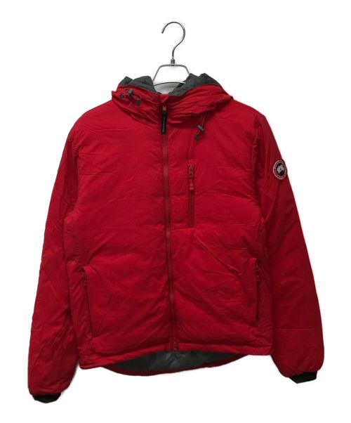 CANADA GOOSE（カナダグース）CANADA GOOSE (カナダグース) Lodge Hoody レッド サイズ:Sの古着・服飾アイテム