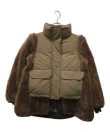 sacai（サカイ）の古着「パデッドブルゾン」｜ブラウン